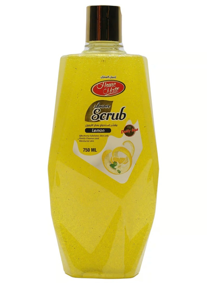 هوم مايت جل استحمام مقشر بالليمون 750 مل