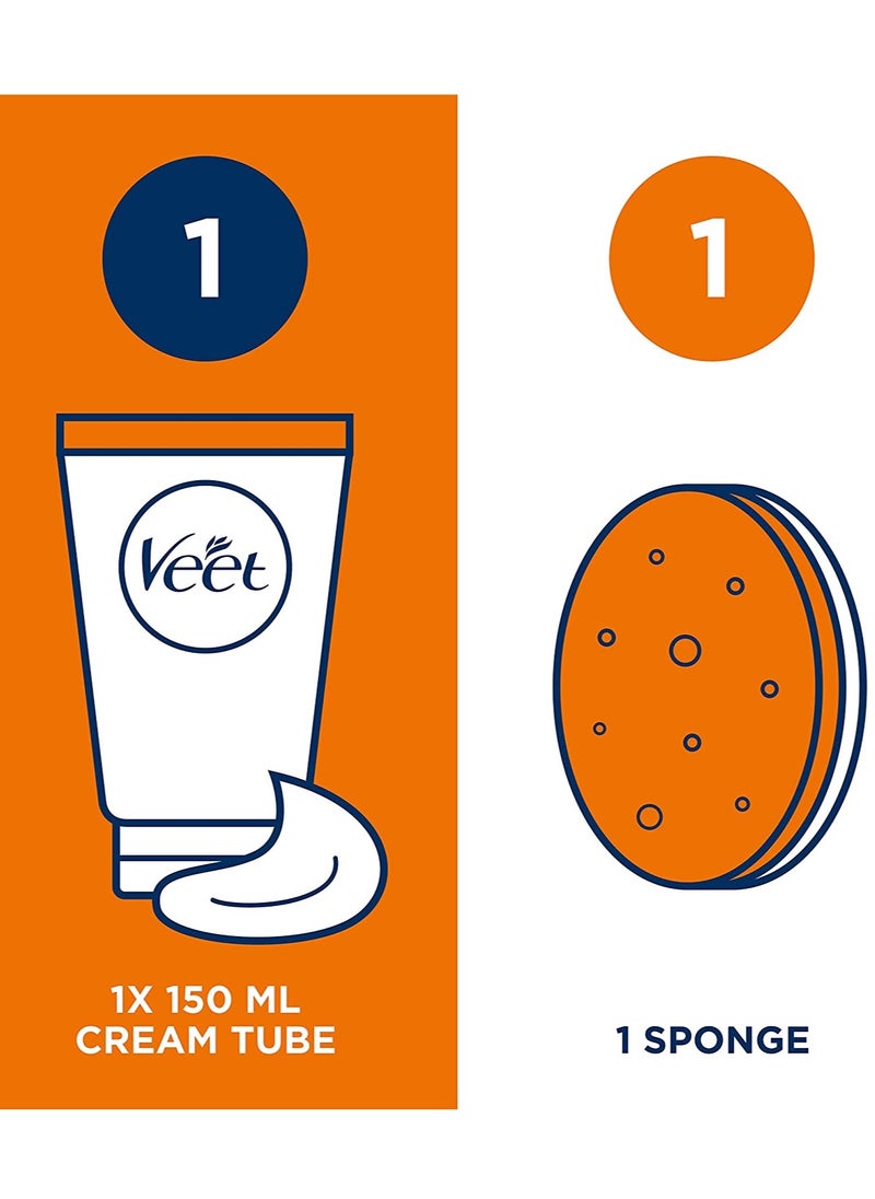 Veet Veet for Men In-Shower Hair Removal Cream for Normal Skin, 150ml  - Image 3