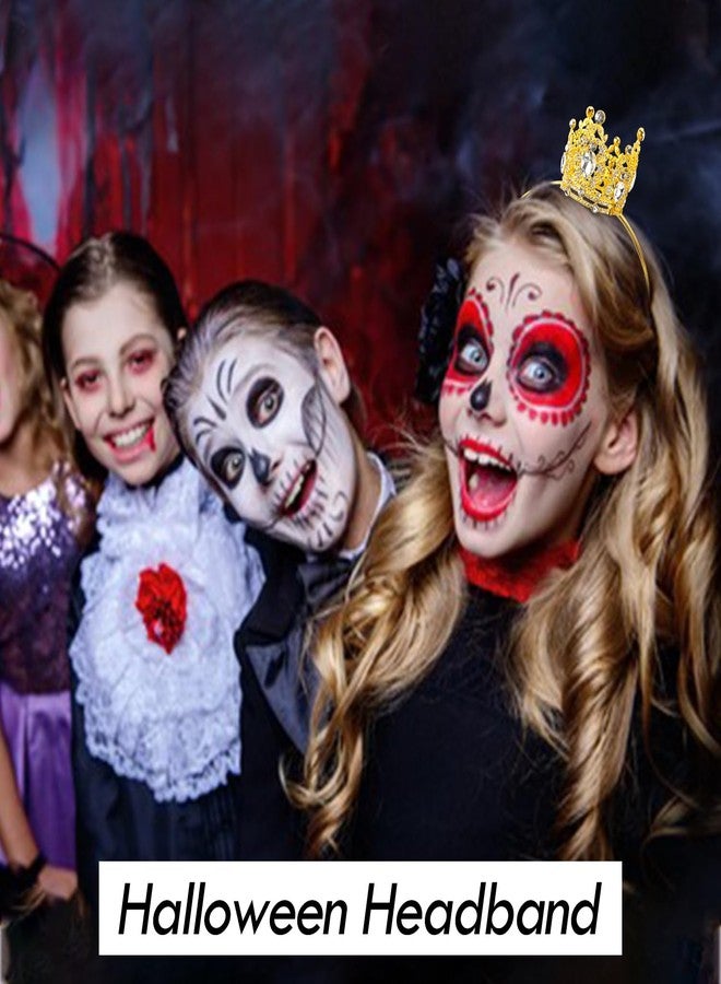 VELSCRUN Gold Crystal Tiara Headband, Crowns for Women, Princess Girls Tiaras, Royal Queen Crown Princess Quinceanera Headpieces for Birthday Prom Bride Wedding Pageant Party Hair Band - Image 5