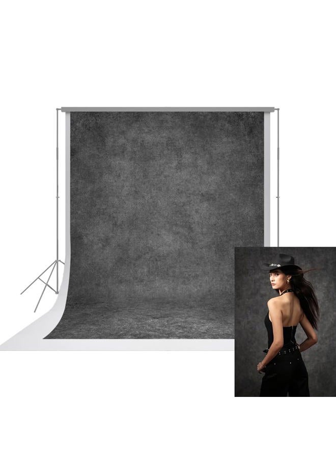 UrcTepics 8×10 ft Grey Vintage Photography Backdrops, Classic Abstract Texture Backdrop for Headshots and Portraits, Retro Photo Background for Studio and Events. - Image 1