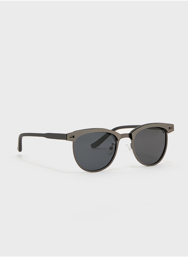 Seventy Five Polarized Clubmaster Sunglasses  - Image 1
