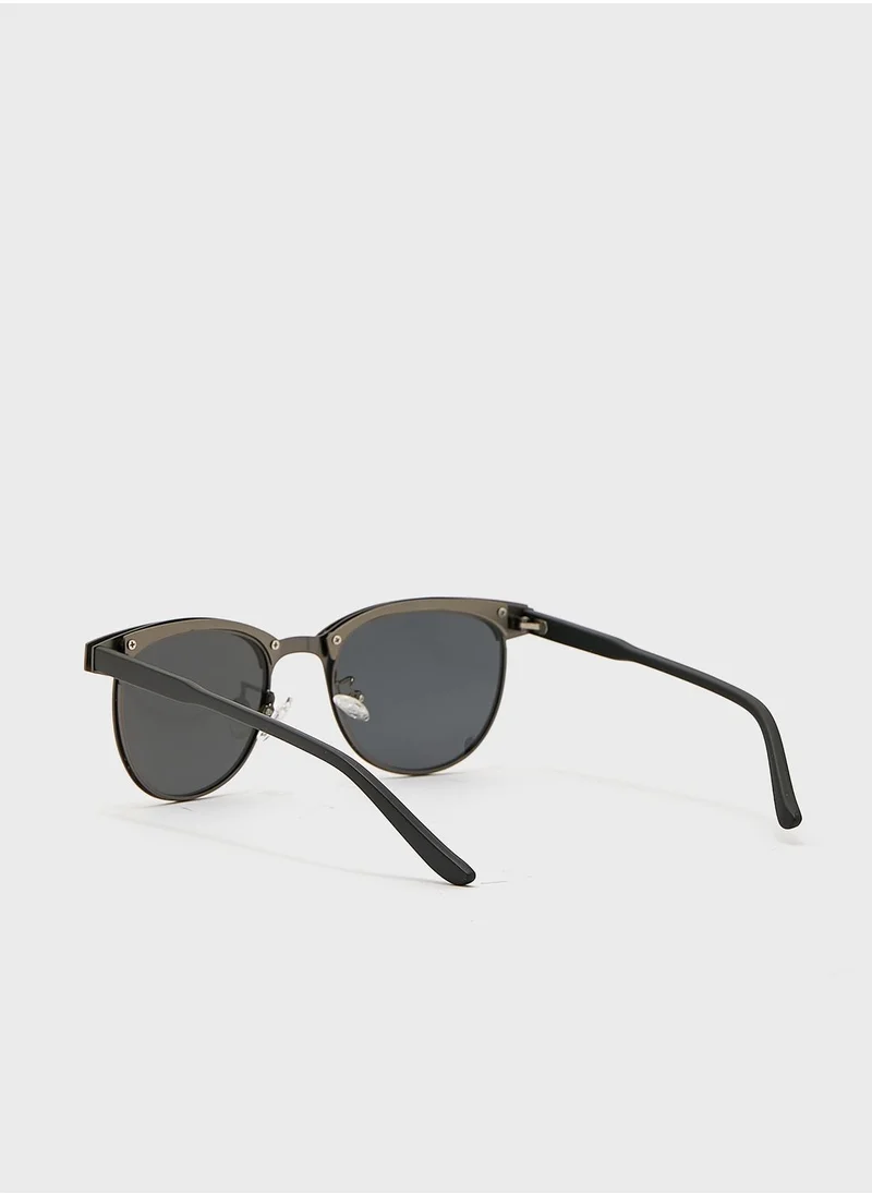 Seventy Five Polarized Clubmaster Sunglasses