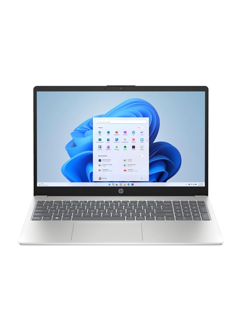 HP 15s Laptop With 15.6 FHD Display, Core i7-1355U Porcessor/16GB RAM/1TB SSD/Intel Iris XE Graphics/Windows 11 English/Arabic Silver - Image 1