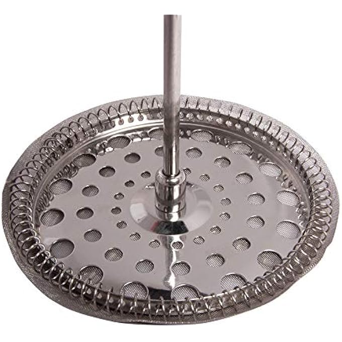 Biggdesign French Press Coffee And Tea Maker Borosilicate Glass Coffee Press Stainless Steel Filter Durable And Heat Resistant Black 1000 Ml 33 Oz 4 Cup - Image 5