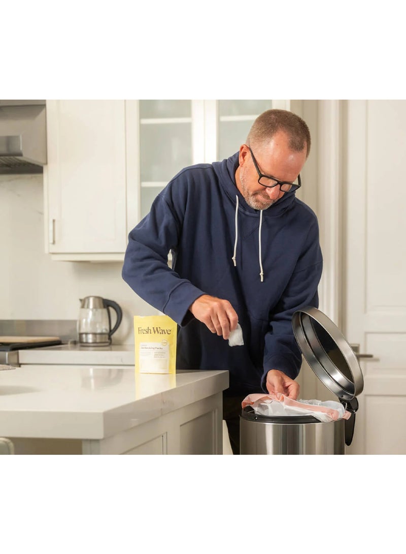 فريش ويف عبوات إزالة الروائح الكريهة بخلاصة الليمون النباتية، 102 غرام - Image 2