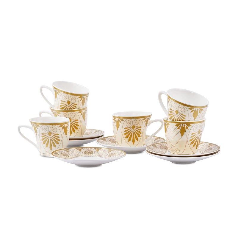 Dandy lines England by DATA Dandy Lines Alpine in Gold Rajasthan Design 53038 Pack of 12 - Image 2