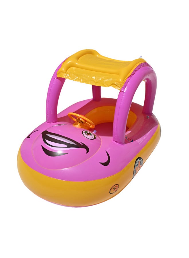 مقعد منفوش جديد بمظلة للأطفال، مقعد رضيع، حلق سباحة، واقية من الشمس، لعبة مائية