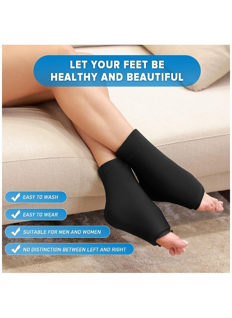 Ru syanl Ankle Foot Gel Ice Pack Wrap for Injuries Hot and Cold Therapies Achilles Tendonitis Plantar Fasciitis Swelling Sprained Post-Surgery Recovery Reusable and Flexible  - Image 5