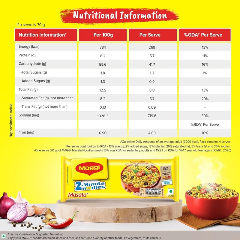 Maggi مكرونة ماغي ماسالا - مكرونة سريعة التحضير - Image 2