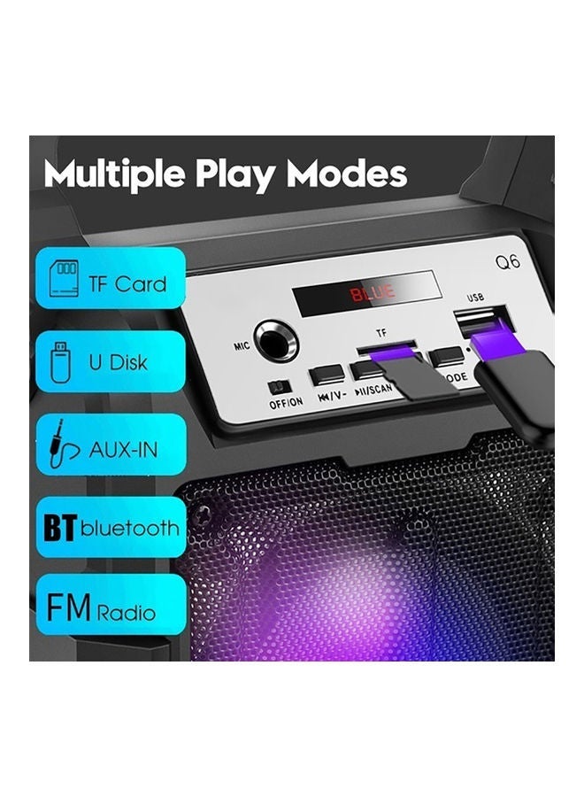 NIBEMINENT Portable Stereo Speaker Black  - Image 3
