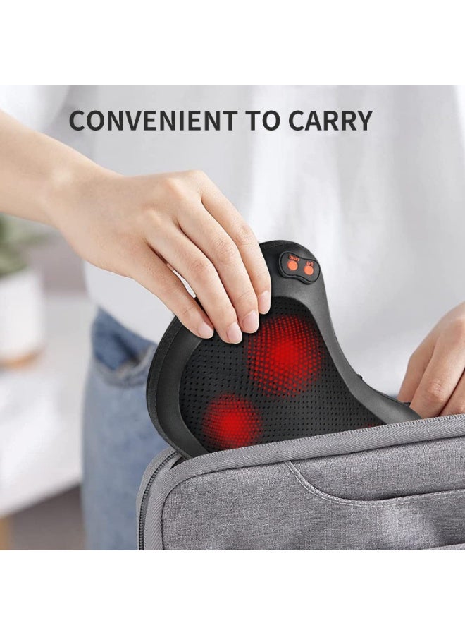 Generic Pillow Neck Massager with Heat, Back Massage Pillow with Heat, Electric Neck Massage Pillow with Deep Tissue Kneading, Massager for Legs, Shoulder, Muscle Pain Relief - Image 4