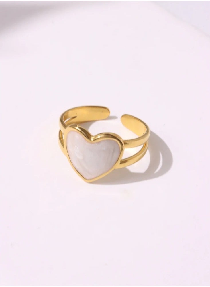 The Black Pearl Accessories - knuckle Adjustable Stainless Steel Golden Ring - Image 1
