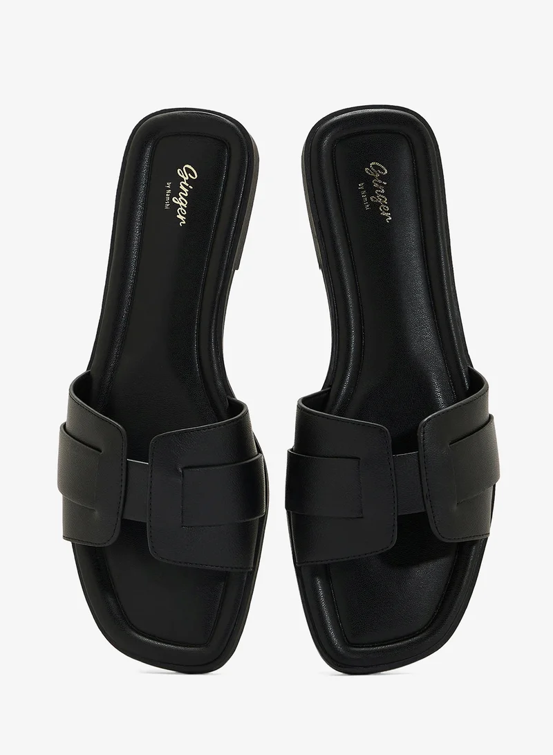 Ginger  Ladies Flat Sandal for Women | Best Price UAE