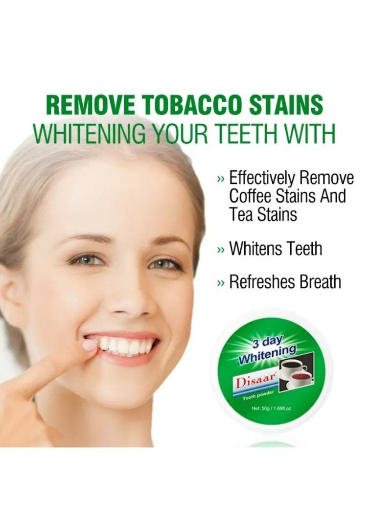 Disaar Disaar Tooth Powder Baking Soda & Probiotics & Peach Extracts 50 g  - Image 2