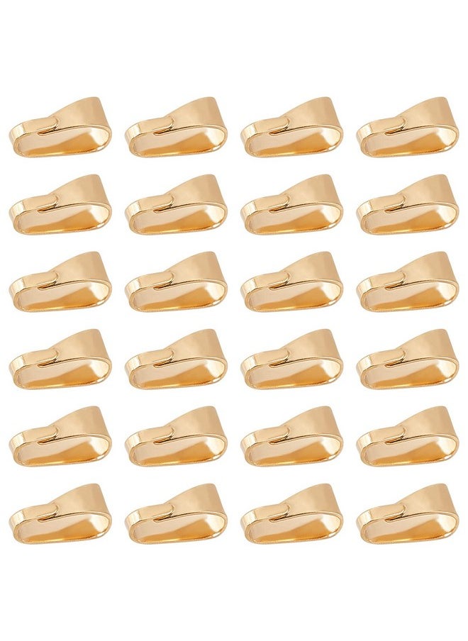 CHGCRAFT - 50Pcs 304 Stainless Steel Snap Bail Hook Pinch Clip Pendant Charms Clasps Chain Connector For Neckalce Jewelry Diy Craft Making Golden - Image 1