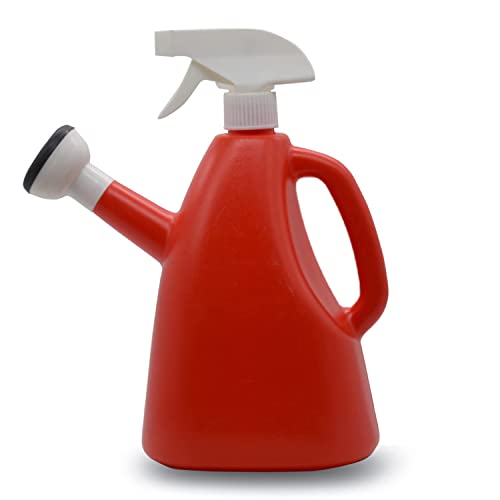 Kalfo 2 in 1 Watering can for Plants and Sprayer Bottle Watering can with Nozzle and Flower Plants Spray with Adjust Water Spray, 1 LTR - Image 1
