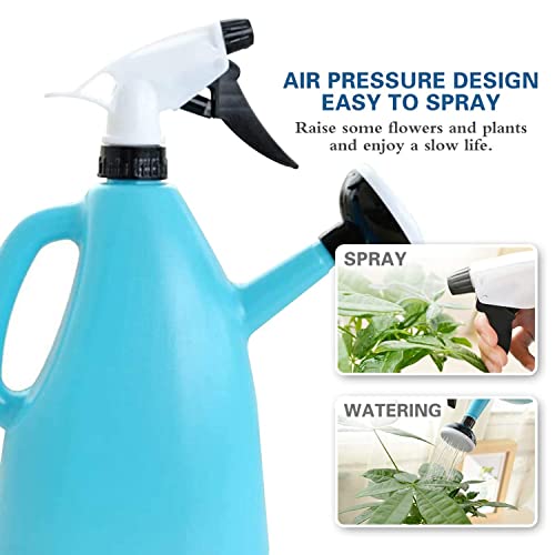 Kalfo 2 in 1 Watering can for Plants and Sprayer Bottle Watering can with Nozzle and Flower Plants Spray with Adjust Water Spray, 1 LTR - Image 3