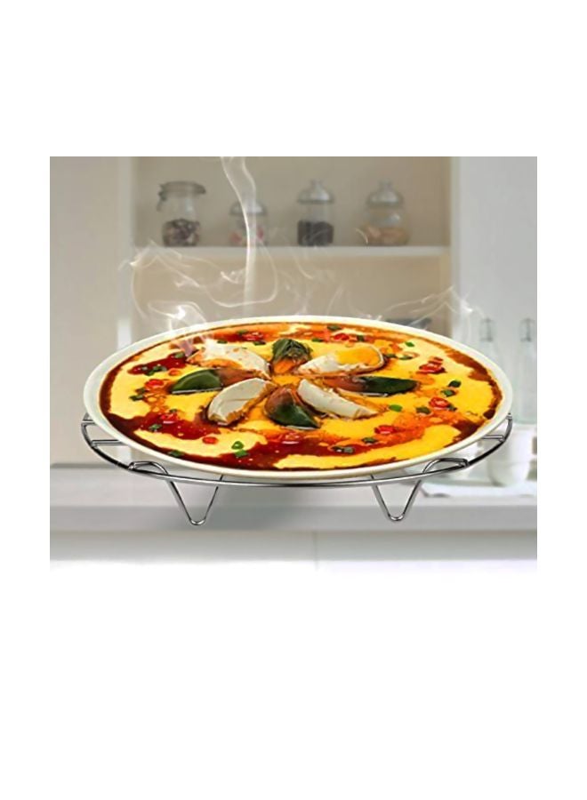 TamBee 8 Inch Cooking Rack Round 304 Stainless Steel Cooling Racks Baking and Cooling Steaming Rack w Stand Cookware for Air Fryer Pressure Cooker Canning 2Pcs - Image 5