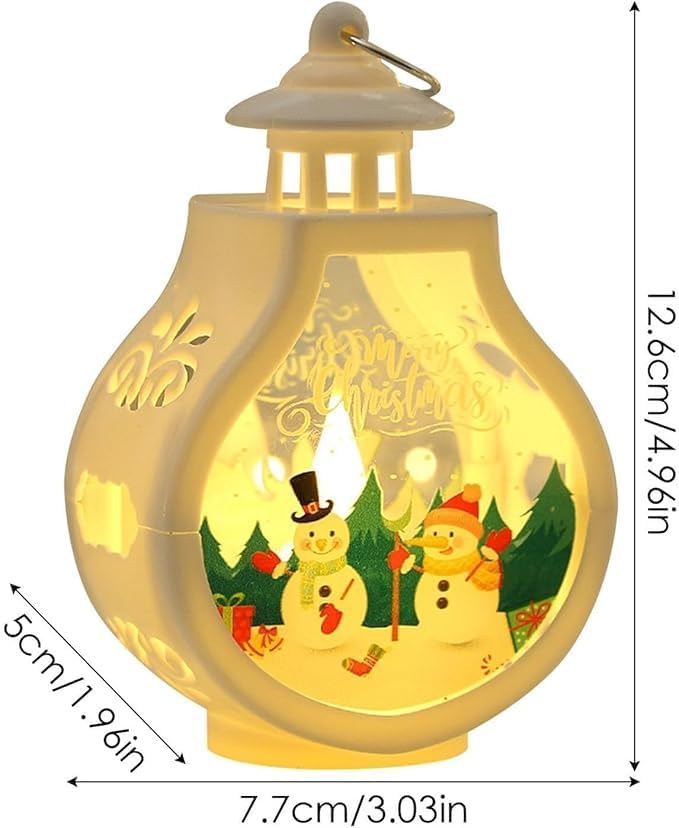 SESONBY Christmas Decorative Lamp LED Light 10 cm Diameter  - Image 2