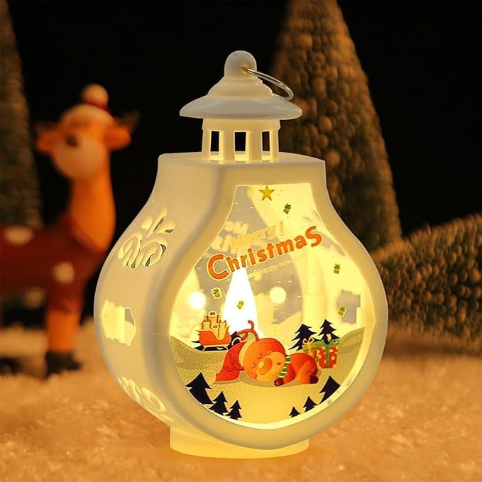 SESONBY Christmas Decorative Lamp LED Light 10 cm Diameter  - Image 3