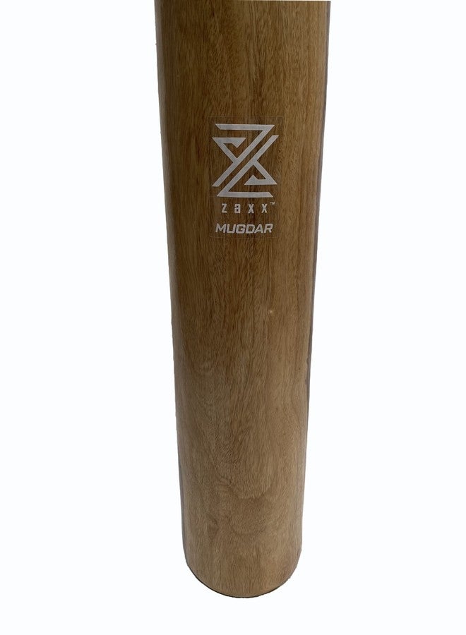 zaxx 4kg Wooden Indian Clubs, Mugdar, Meel, Clubbell, Karla Kattai, Original Wooden Mugdar (Sheesham Wood) - Image 3