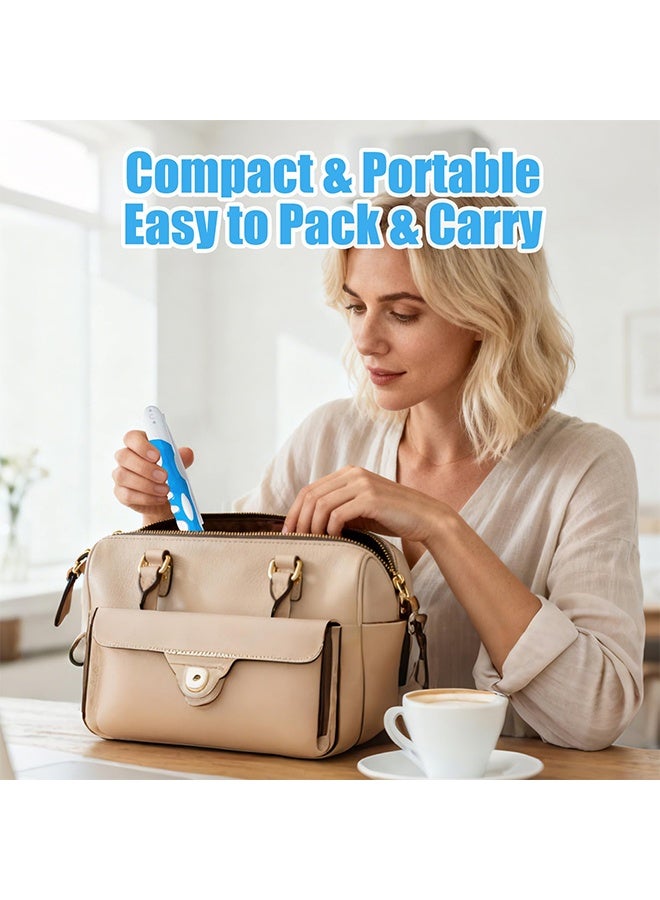 6 Pcs Multicolor Mini Foldable Travel Toothbrush Set, Portable Compact Travel Size Toothbrushes in 6 Colors, Universal Fit for Adults & Children, Ideal for Travel, Daily Use & Business Trips - Image 5