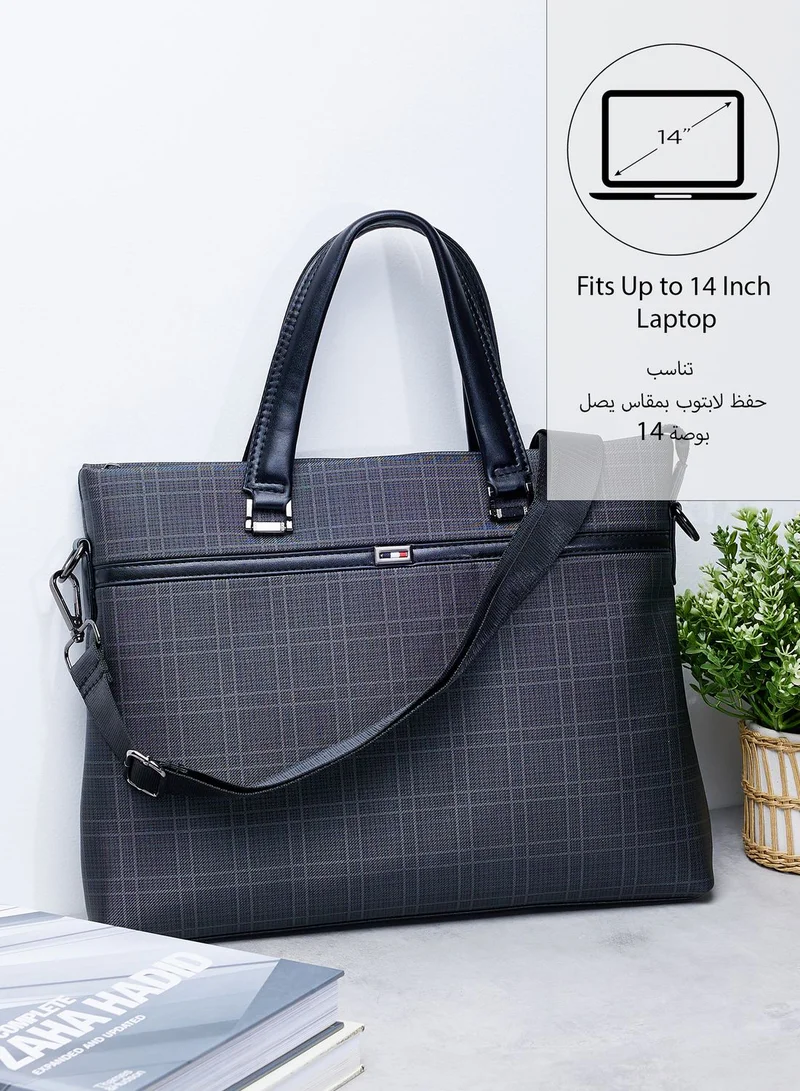 Robert Wood Printed Premium Laptop Bag