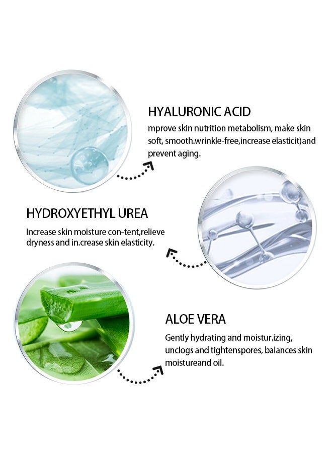 YURHERSU - Pure Hyaluronic Acid Serum， For Skin 100% Pure Anti Aging Serum Intense Hydration Moisture Non greasy Paraben free, Wrinkle Reducing and Brightening Serum 30ML - Image 1