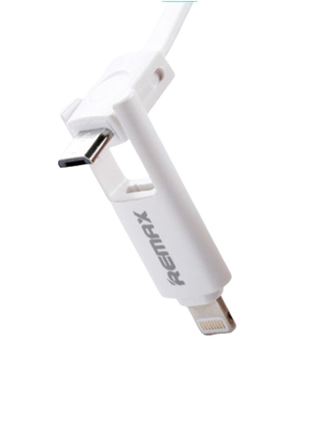 REMAX - transformer cable 2 in 1 dual micro usb and lightning - Image 1