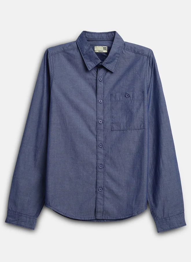 بونكيدز BONKIDS Boys Opaque Casual Shirt