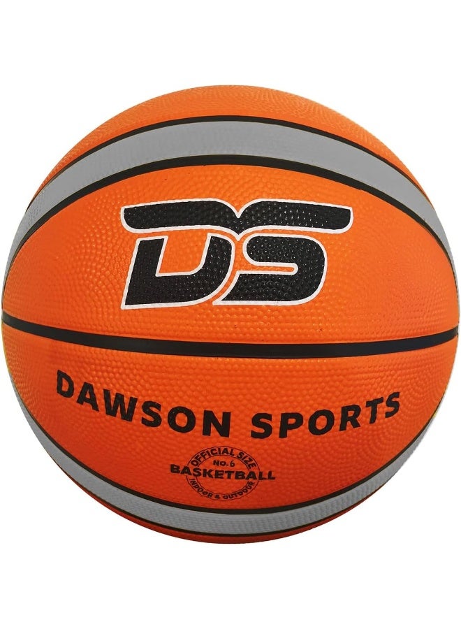 DAWSON SPORTS Unisex Adult 113006 Rubber Basketball - Size 6 (113006) - Multicoloured, 6 - Image 1