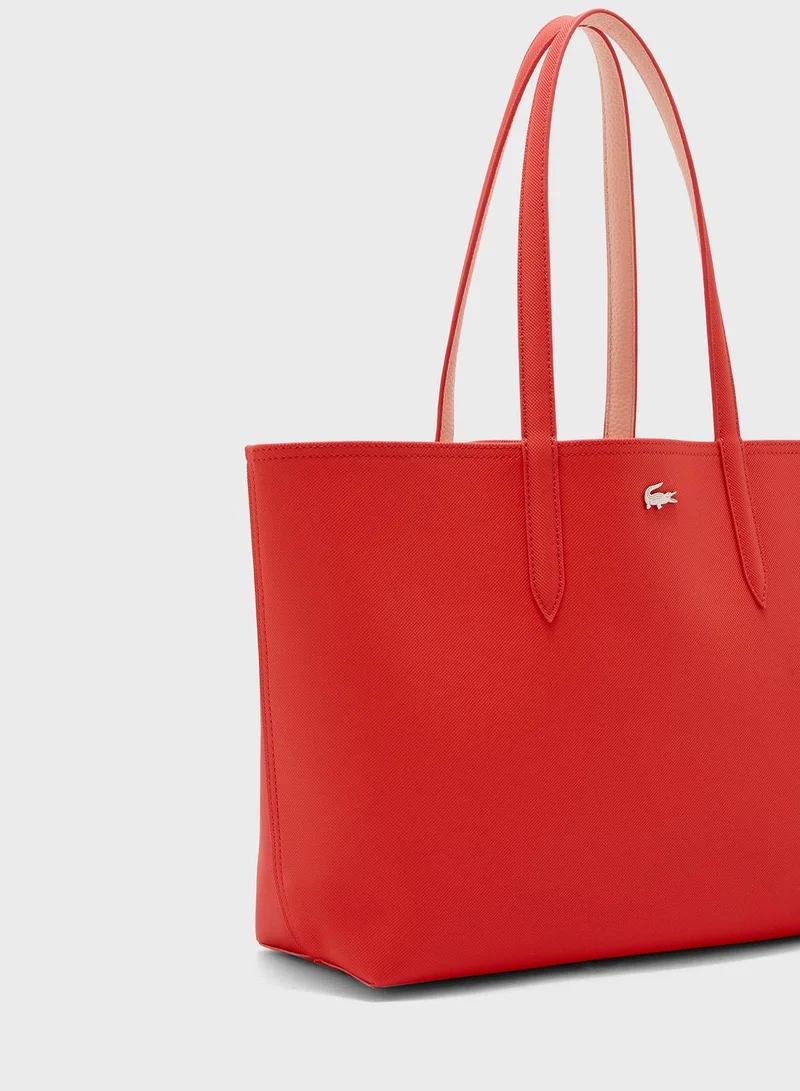 LACOSTE Anna Reversible Tote With Pouch for Women Best Price UAE