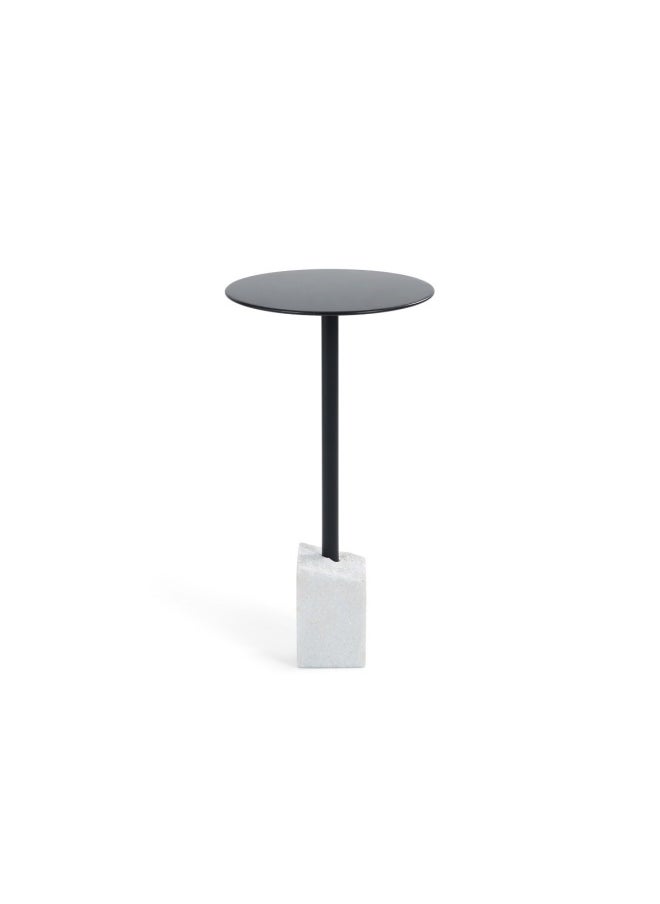 Pan Home Zyth Accent Table Marble - Black & White  - Image 2