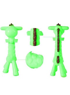 BabyGo Baby Silicone Teether Giraffe Teething Toys Hand Chewing Soother Toddler For Baby (Green)  - Image 5