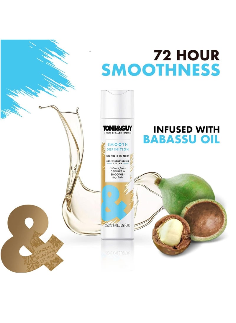 Toni & Guy Toni and Guy Smooth Definition Hair Conditioner for Dry Hair 250 ml - Image 4