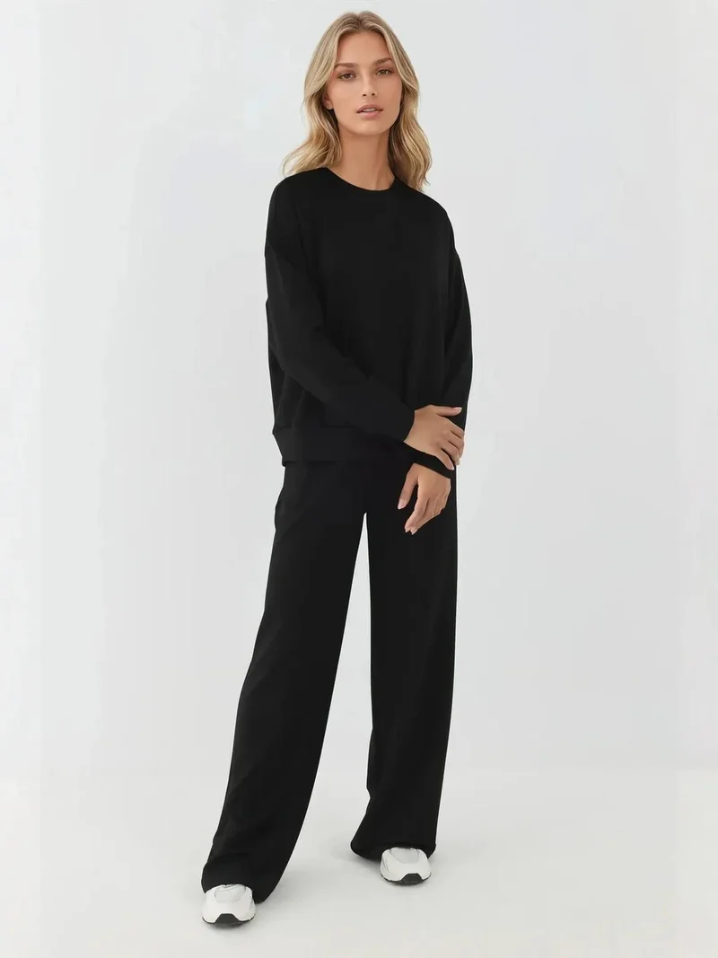 زوبعة بنطلون رياضي واسع الساق من المودال بلمسة ناعمة