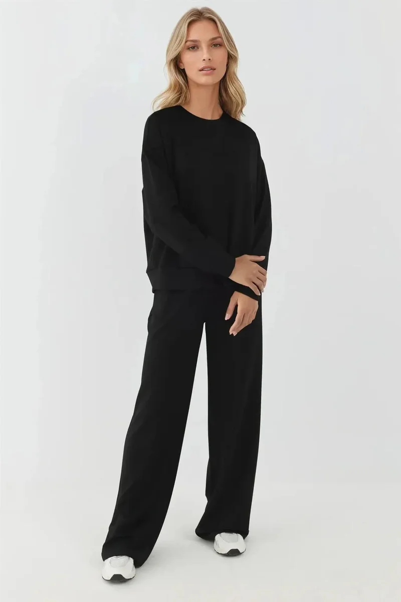 Hiccup Soft Modal Touch Wide Leg Sweatpants
