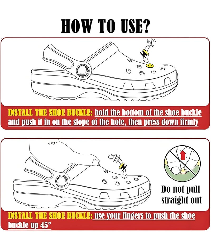 CartHome 10 Pcs Charms for Crocs, Shoe Charms Decoration,Cartoon Shoe Buckle Diy Shoe Accessories Suitable for Sandals and Clogs, Breathable Shoe Buckles for Girls and Women, Great Birthday Gifts - Image 4