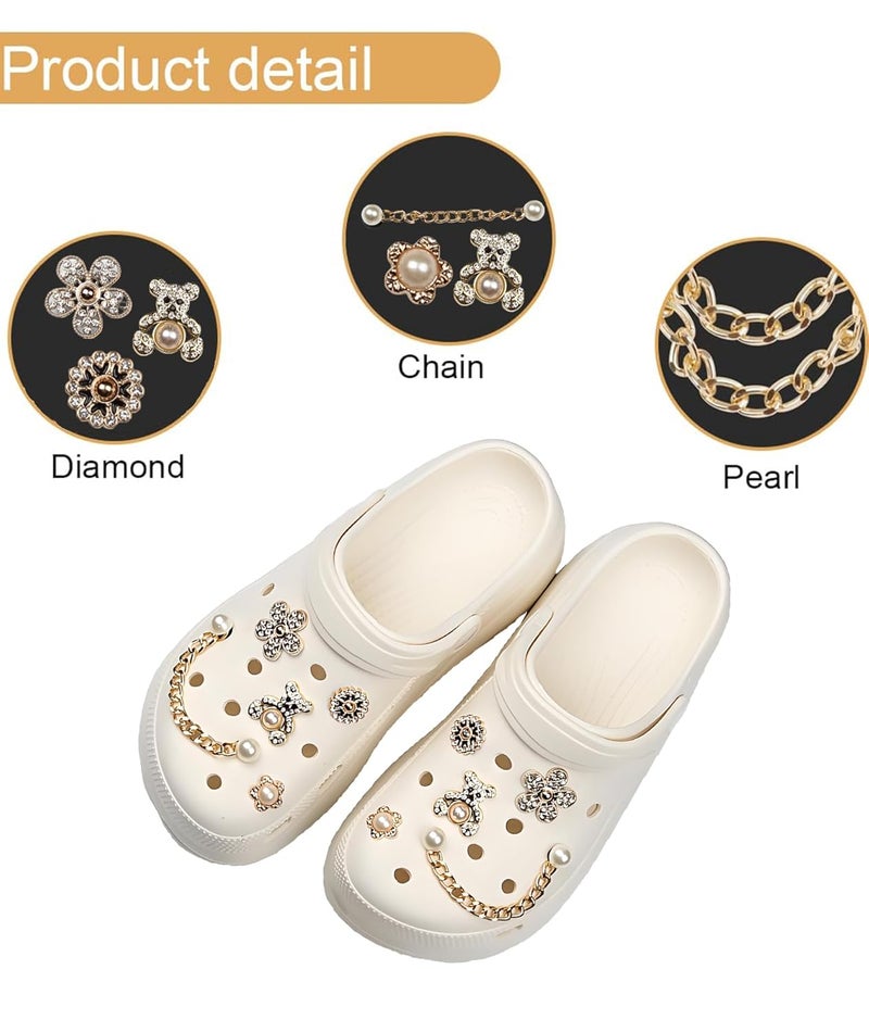 CartHome 10 Pcs Charms for Crocs, Shoe Charms Decoration,Cartoon Shoe Buckle Diy Shoe Accessories Suitable for Sandals and Clogs, Breathable Shoe Buckles for Girls and Women, Great Birthday Gifts - Image 3