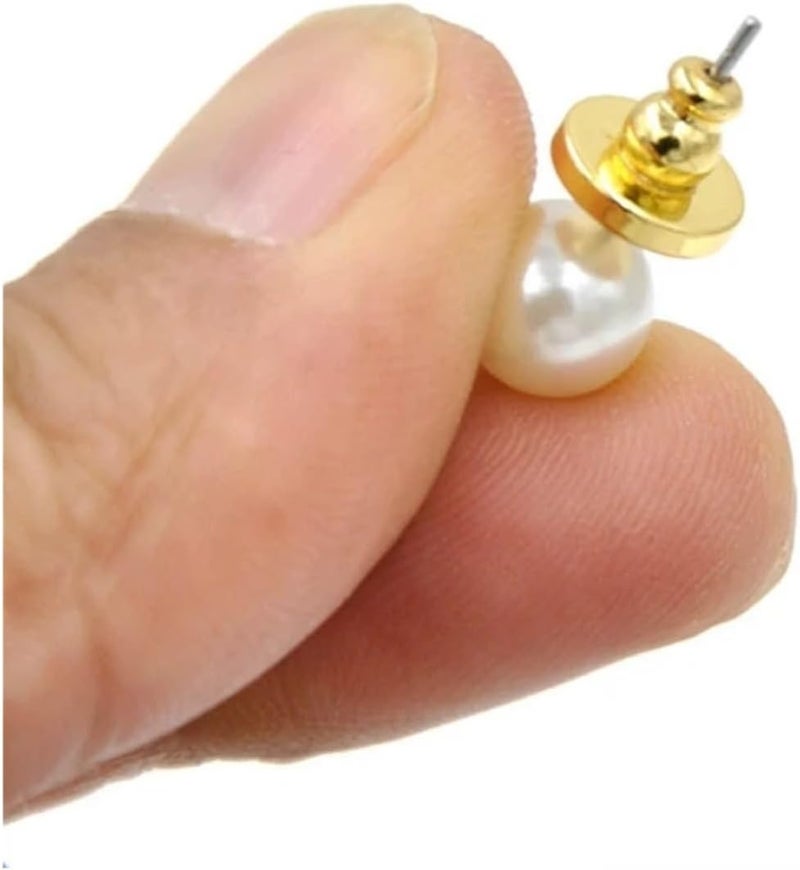 Earring Lifters 12Pcs Stylish Earring Lifters Comfortable Clasp for Stud Secure Earnut(Silver) - Image 5