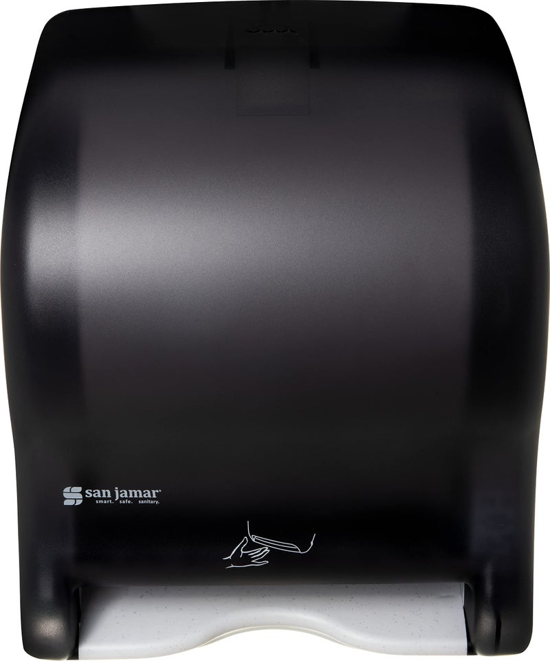 San Jamar Classic Smart Essence Plastic Paper Towel Dispenser, Towel Dispenser for Bathroom, 10 X 14.5 X 12.5 Inches, Black Pearl - Image 2
