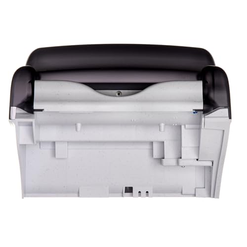 San Jamar Classic Smart Essence Plastic Paper Towel Dispenser, Towel Dispenser for Bathroom, 10 X 14.5 X 12.5 Inches, Black Pearl - Image 4