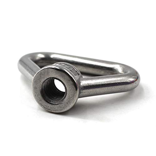 Flomore M8 Lifting Eye Nut Ring Triangle Shape Thread Eye Nut 304 Stainless Steel Nut Pack of 4 - Image 2