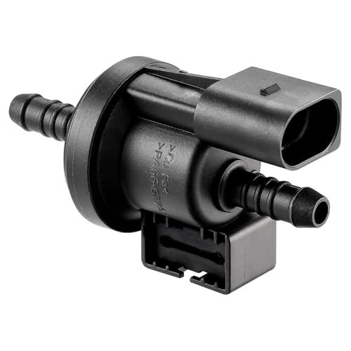 ISINFLASH 06E906517A EVAP Vapor Canister Purge Valve Solenoid Assembly Compatible With Volkswagen VW Beetle Eos Golf Sportwagen GTI Jetta Passat Rabbit Touareg Audi A4 A6 0280142431 - Image 1