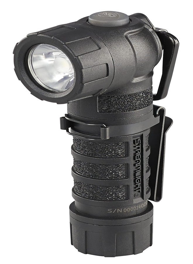 Streamlight 88830 PolyTac 90 500-Lumen 7000-Candela Right-Angle LED Flashlight with Non-Rechargeable Batteries, Easy-Open Box, Black - Image 1