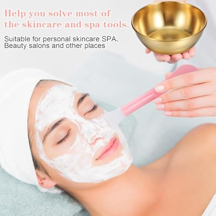 mekueeex 12 Pcs Facial Bowls Set for Estheticians Mixing Bowls with Spatula Facial Mask Mixing Kit for Spa & Home Use - Image 5