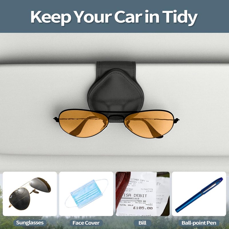 MoKo Car Sunglasses Holder - 2-Pack - Image 5