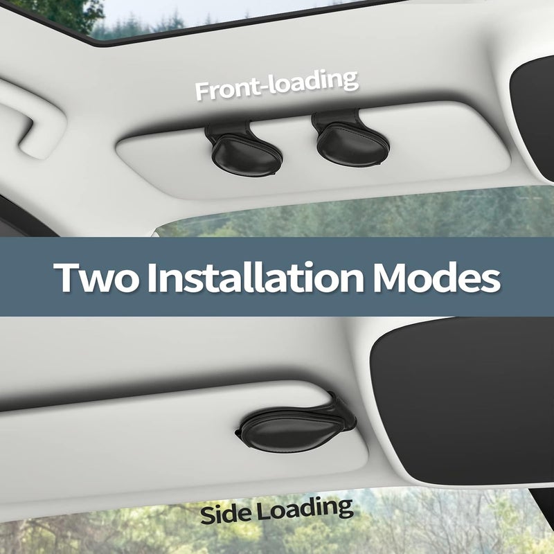 MoKo Car Sunglasses Holder - 2-Pack - Image 3