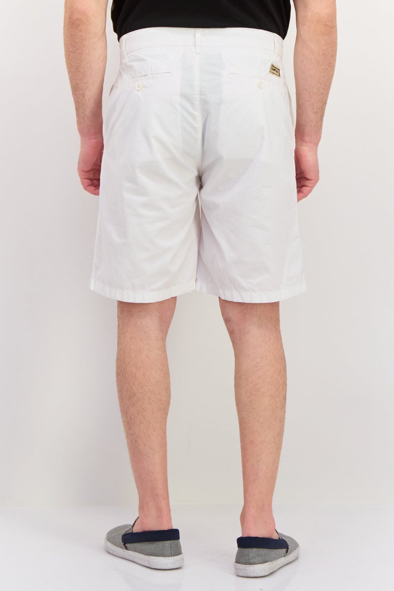 Sundek Men Patch Logo Beachwear Shorts , White  - Image 2