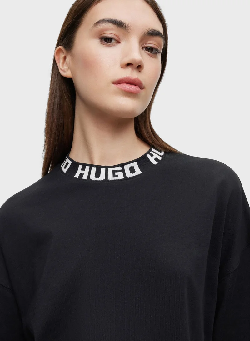 HUGO Crew Neck Logo T-Shirt